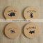 Various design fashion felt coasters