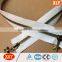 hot sale white tape antique brass teeth plastic zipper