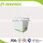 Chinese made custom logo paper food pail with handle