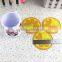 plastic soft pvc orange shape coaster