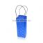 Recyclable Blue PVC Wine Cooler Tote Bag for Promotion