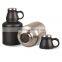 everich 0.9 litre 18/8 stainless steel double walled vacuum beer growler