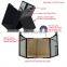 Portable folding makeup table mirror, mini desk cosmetic mirror with lights