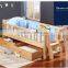 Storage Drawer Design Wooden Baby Cot Bed