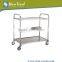 Good Quality 4 Wheels Stainless Steel Food Trolley Cart