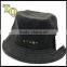 black snake skin lines wholesale leather custom bucket hat