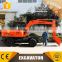 DORSON mini excavator wheel type excavator for sale