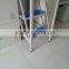 Ningbo CE heavy duty steel double over double metal bunk bed with desk and wardrobe