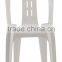 Cheap stackable plastic chair white outdoor