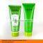 Green Plastic Soft Cosmetic Packaging Tubes