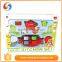 New arrive role play kids muticolor plastic tea party set toys
