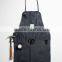 Custom high quality durable denim apron with pockets