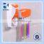 pink Automatic Auto Toothpaste Dispenser Squeezing Device Toothbrush Holder