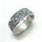 Stainless steel bangle full diamond bracelet for women jewelry
