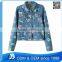 Custom Girls Printed Denim Jacket Coat