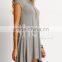 SheIn Grey Asymmetric Hem Shift Nice Design Ladies Casual Dresses Pictures