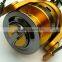 Gold fishing reel aluminium spool fishing tackle
