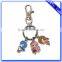 Wholesale Fashion Custom Zinc Alloy Gold Metal Bag Keychain