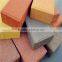 brown brick pavers colorful square bricks