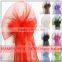 wholesale colorful organza chair cap covers manufacturer