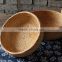 Natural rattan woven basket with bowl shape