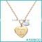 Personalised 925 Sterling Silver Heart Locket Pendant With Mini Charm