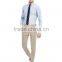 Custom new design fashion casual men cotton chino trousers pants