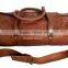 Genuine high quality pure leather gym and sports bags on wholesale