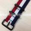 wholesale french flag nato nylon watch band with pvd hardware