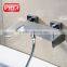 Chrome Bath & shower faucet Square Bath mixer