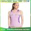 custom women's 100% polyester breathable dry fit sport sleeveless tank top