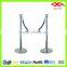 Stainless steel queue barrier system silver queue stand