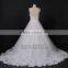 Real images newest style Appliqued lace skirt ball gown wedding gown for beach