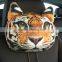QQ Pet Factory High Quality Cartoon Animal Leopard Face Pillow Car Head Rest Travel Pillow
