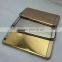 for iphone6 following inches of new metal frame case luxury gold mirror hand shell