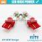30W 7443 For car and motorcycle rear light brakelight red car light bulb