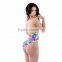 Sexy Womens Floral One-piece Bikini Set High Waist Colorful Swimsuit Swimwear