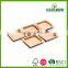 New design Kitchen square shape wooden small sauce plate