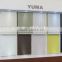 YUMA 100% polyester woven blackout water-proof fire-retardent venetian roller window blind fiberglass shade fabrics