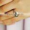 10 - 11 mm black perfect round girl with a tahiti pearl ring