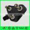3 pin round pin Indian plug, India AC power plug VDE power cord