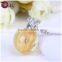 Women Murano Glass Perfume Bottle Charm Essential Oil Diffuser Jewellery Pendant Necklace