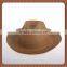 Fashionable purple paper woven sun beach visor cowboy hat
