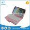 Leather waterproof tablet pc wireless bluetooth keyboard leather case for samsung