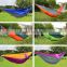 Hot Selling Colorful Parachute Nylon Fabric Travel Camping Hammock