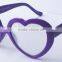 heart diffraction glasses with fireworks lens