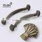 Zinc metal antique brass color cabinet door long pull handle