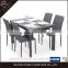 Wholesale metal glass extendable dinning table