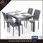 Wholesale metal glass extendable dinning table