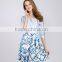 Pretty Steps 2016 Hot Sale Dress Flower Printed Women Dress High Quality Womens Casual Half Sleeve Dress